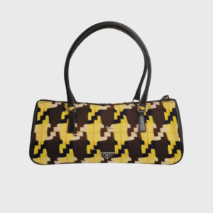 PRADA 2006 TWEED SHOULDER BAG